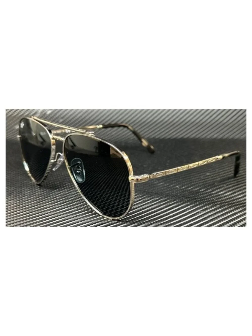New Aviator Men Silver Sunglasses 58-14-135